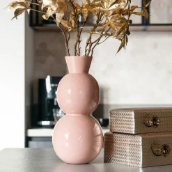 Richmond Interiors Vazen|Vaas Jared 37cm hoog, kleur Roze