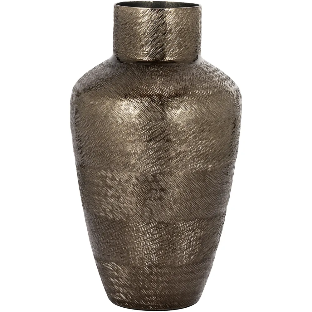 Richmond Interiors Vazen|Vaas Joah 29cm hoog, kleur Rookzwart