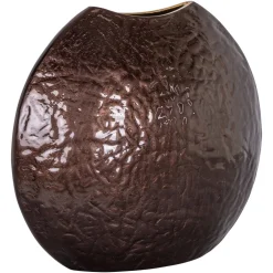 Richmond Interiors Vazen|Vaas Jony 35cm, kleur Donkerbruin