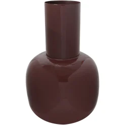 Richmond Interiors Vazen|Vaas Lily 51cm, kleur Sable Brown Bruinrood