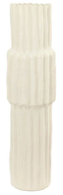 Light & Living Vazen|Vaas Longa Keramiek, kleur Crème Cru00e8me
