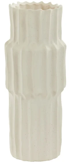 Light & Living Vazen|Vaas Longa Keramiek, kleur Crème Cru00e8me