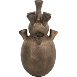 Richmond Interiors Vazen|Vaas Maleen 65cm, kleur Brass Antique