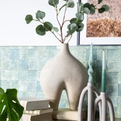 By-Boo Vazen|Vaas Momo 37cm hoog Off White