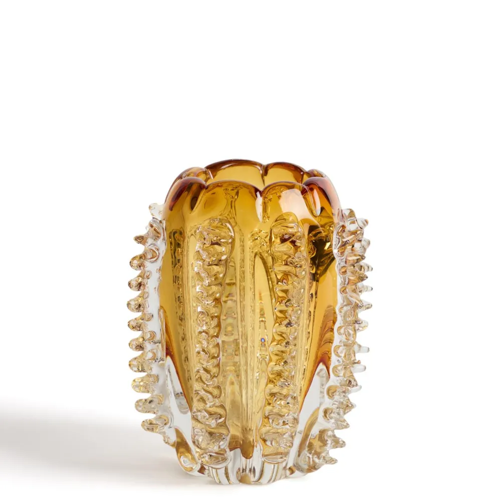 Kave Home Vazen|Vaas Nicora Glas, kleur Oranje