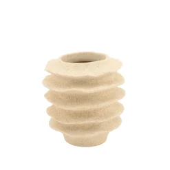 By-Boo Vazen|Vaas Riva Resin Wit