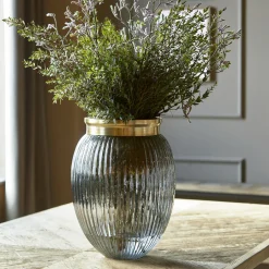 Rivièra Maison Vazen|Vaas RM Chatel Glas Grijs