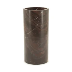 By-Boo Vazen|Vaas Rosso Marmer, 33cm hoog Rood