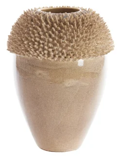 Light & Living Vazen|Vaas Sangku Keramiek, 48cm hoog, kleur Taupe