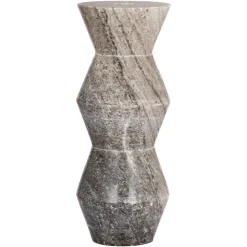 Richmond Interiors Vazen|Vaas Sepp Marmer, 35cm Beige