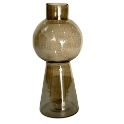 Richmond Interiors Vazen|Vaas Sera 39cm, kleur Smoke