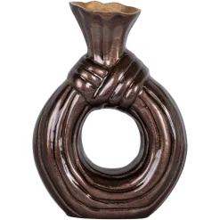 Richmond Interiors Vazen|Vaas Suen kleur Donkerbruin