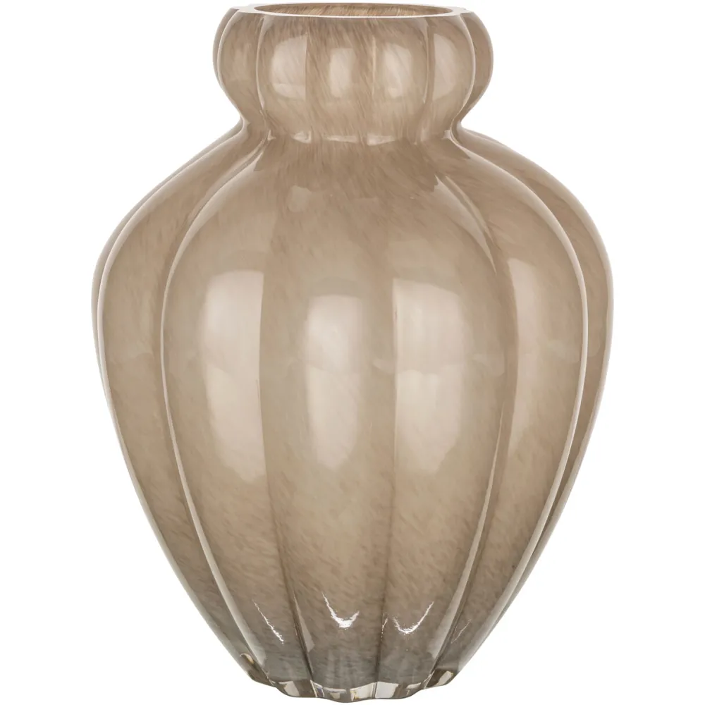 Richmond Interiors Vazen|Vaas Velora 28cm, kleur Taupe
