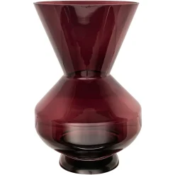 Richmond Interiors Vazen|Vaas Veya 40cm, kleur Burgundy