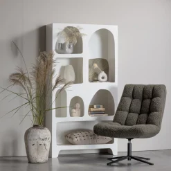 WOOOD Wandrekken & Wandkasten|Vakkenkast Caz kleur Wit