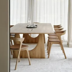 Ethnicraft Bureaus|Vergadertafel Geometric Gevernist Eikenhout, 313 x 140cm