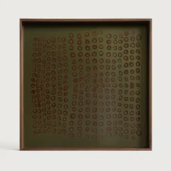 Ethnicraft Keukengerei|Vierkant Dienblad Second Nature kleur Moss