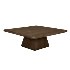 Tower Living Vierkante Salontafel|Vierkante Salontafel Asti Mangohout, 90 x 90cm