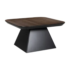 Richmond Interiors Vierkante Salontafel|Vierkante Salontafel Bonvoy Eiken, 70 x 70cm Bruin