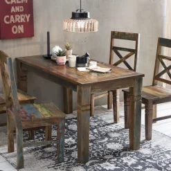 Artistiq Living Rechte Eettafel|Vintage Eettafel Riverboat 140 x 70cm