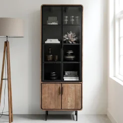 DTP Home Buffetkasten & Vitrinekasten|Vitrinekast Evo Teakhout