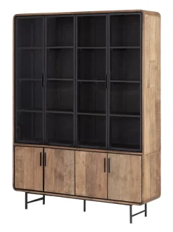 DTP Home Buffetkasten & Vitrinekasten|Vitrinekast Evo Teakhout