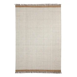 Kave Home Vloerkleden|Vloerkleed Brina Wolmix Lichtgrijs