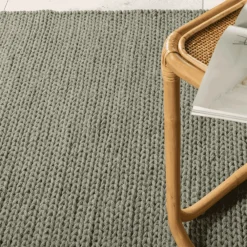 Nohr Vloerkleden|Vloerkleed Demetrious Wol, kleur Groen