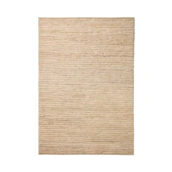 Kave Home Vloerkleden|Vloerkleed Derule Jute en wol Beige