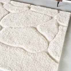 By-Boo Vloerkleden|Vloerkleed Kala Wol, kleur Off White