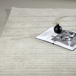 Nohr Vloerkleden|Vloerkleed Lorrie Wol, kleur Crème Lichtgrijs