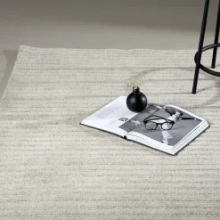 Nohr Vloerkleden|Vloerkleed Lorrie Wol, kleur Crème Lichtgrijs