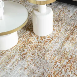 Zuiver Vloerkleden|Vloerkleed Magic kleur Grijs/Oranje