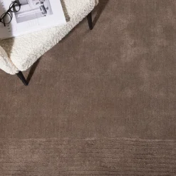 Nohr Vloerkleden|Vloerkleed Oswaldo Wol, kleur Bruin