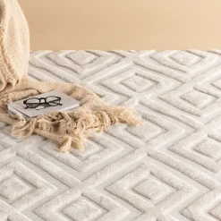 Nohr Vloerkleden|Vloerkleed Rondale kleur Off White Wit