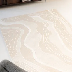 By-Boo Vloerkleden|Vloerkleed Soil Wol, kleur Beige