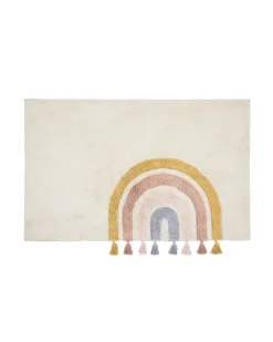 Kave Home Kinderkameraccessoires|Vloerkleden|Vloerkleed Tadea Regenboog, 90 x 150cm Meerkleurig