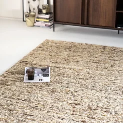 By-Boo Vloerkleden|Vloerkleed Takara Wol, kleur Mosterdgeel