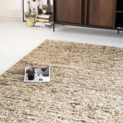 By-Boo Vloerkleden|Vloerkleed Takara Wol, kleur Mosterdgeel