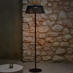 Kave Home Vloerlampen Voor Buiten|Vloerlampen|Vloerlamp Aldet Op zonne-energie Donkergroen