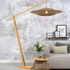GOOD&MOJO Vloerlampen|Vloerlamp Bali Bamboe, 207cm