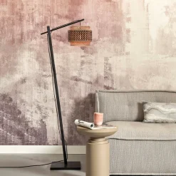 GOOD&MOJO Vloerlampen|Vloerlamp Bhutan Bamboe, 150cm