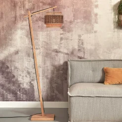 GOOD&MOJO Vloerlampen|Vloerlamp Bhutan Bamboe, 150cm