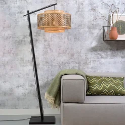 GOOD&MOJO Vloerlampen|Vloerlamp Bhutan Large, Bamboe