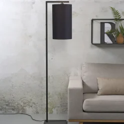 it's about RoMi Vloerlampen|Vloerlamp Boston Langwerpig, 160cm, kleur Zwart