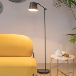 ZILT Vloerlampen|Vloerlamp Bret 124cm hoog, kleur Zwart