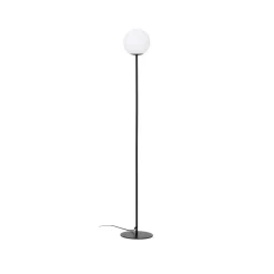 Kave Home Vloerlampen|Vloerlamp Brisia Glas en messing, 155cm