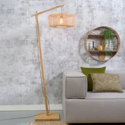 GOOD&MOJO Vloerlampen|Vloerlamp Bromo Bamboe, 176cm