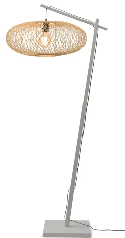 GOOD&MOJO Vloerlampen|Vloerlamp Cango Bamboe, 176cm