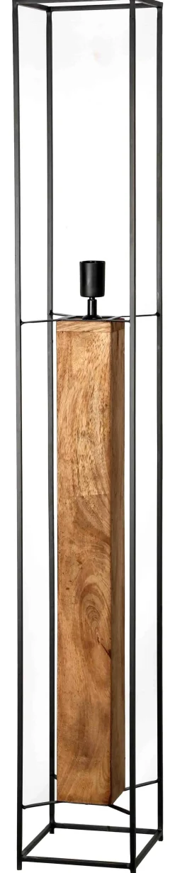 Livingfurn Vloerlampen|Vloerlamp Dakota mango Hout